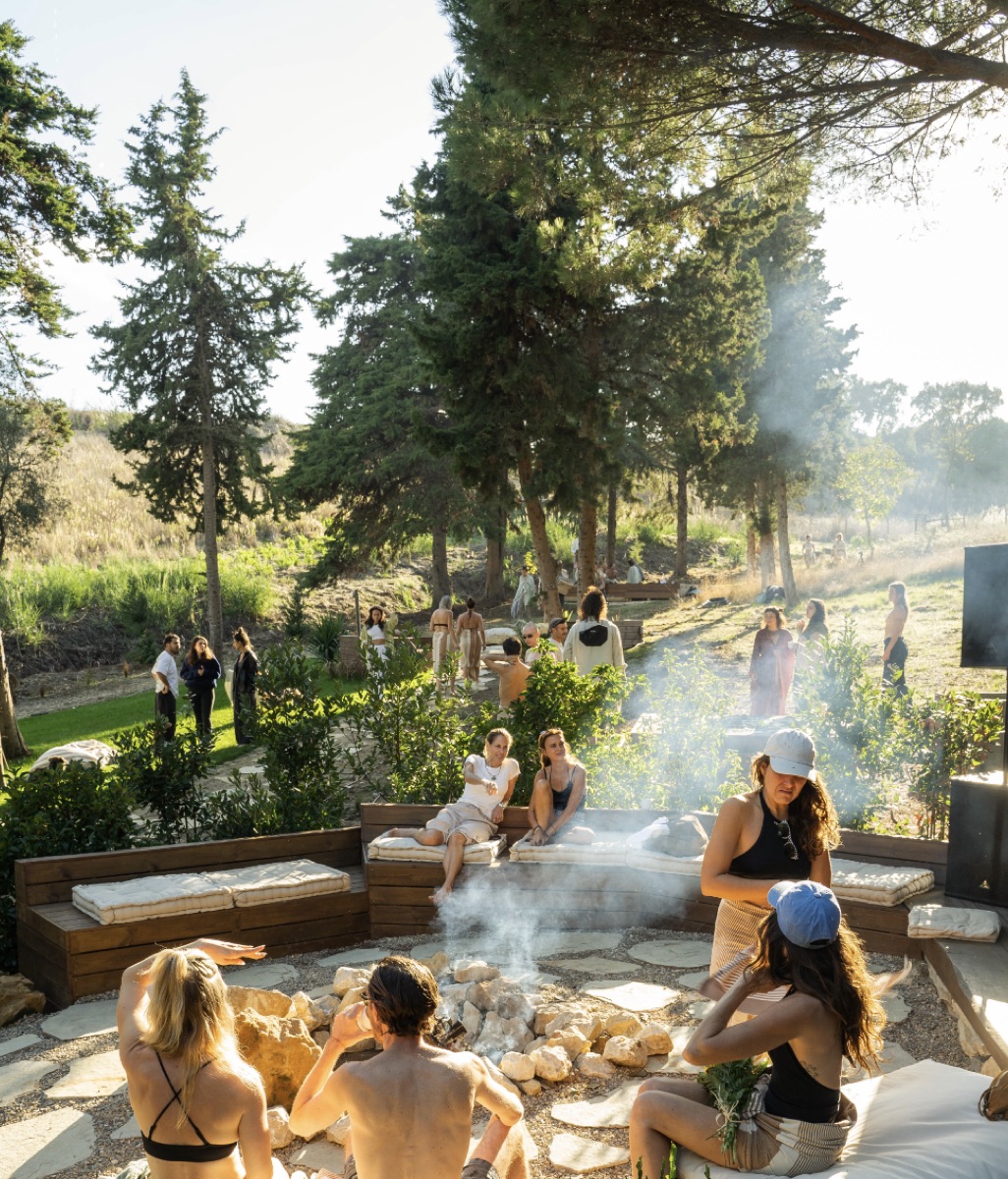 firepit gathering